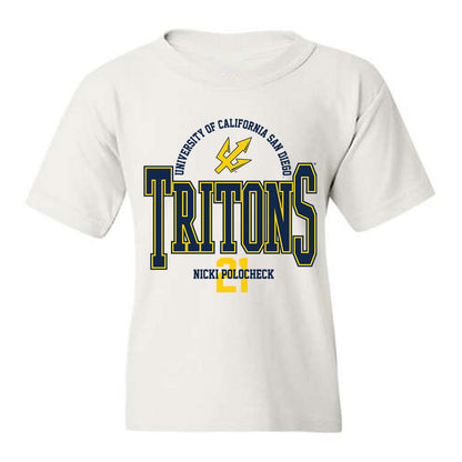 UCSD - NCAA Women's Basketball : Nicki Polocheck - Classic Fashion Shersey Youth T-Shirt-0