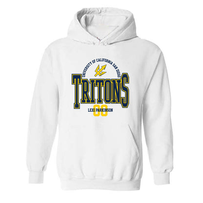 UCSD - NCAA Women's Swimming : Lexi Parkinson - Classic Fashion Shersey Hooded Sweatshirt-0