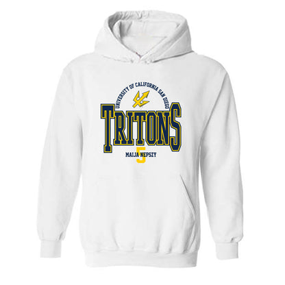 UCSD - NCAA Women's Volleyball : Maija Nepszy - Classic Fashion Shersey Hooded Sweatshirt-0