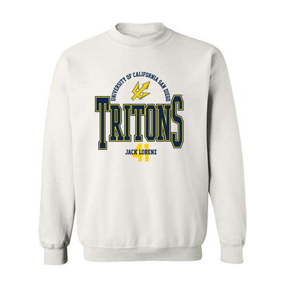 UCSD - NCAA Baseball : Jack Lorenz - Classic Fashion Shersey Crewneck Sweatshirt-0