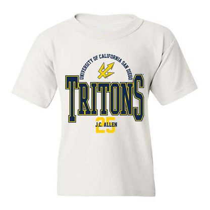 UCSD - NCAA Baseball : J.C. Allen - Classic Fashion Shersey Youth T-Shirt-0