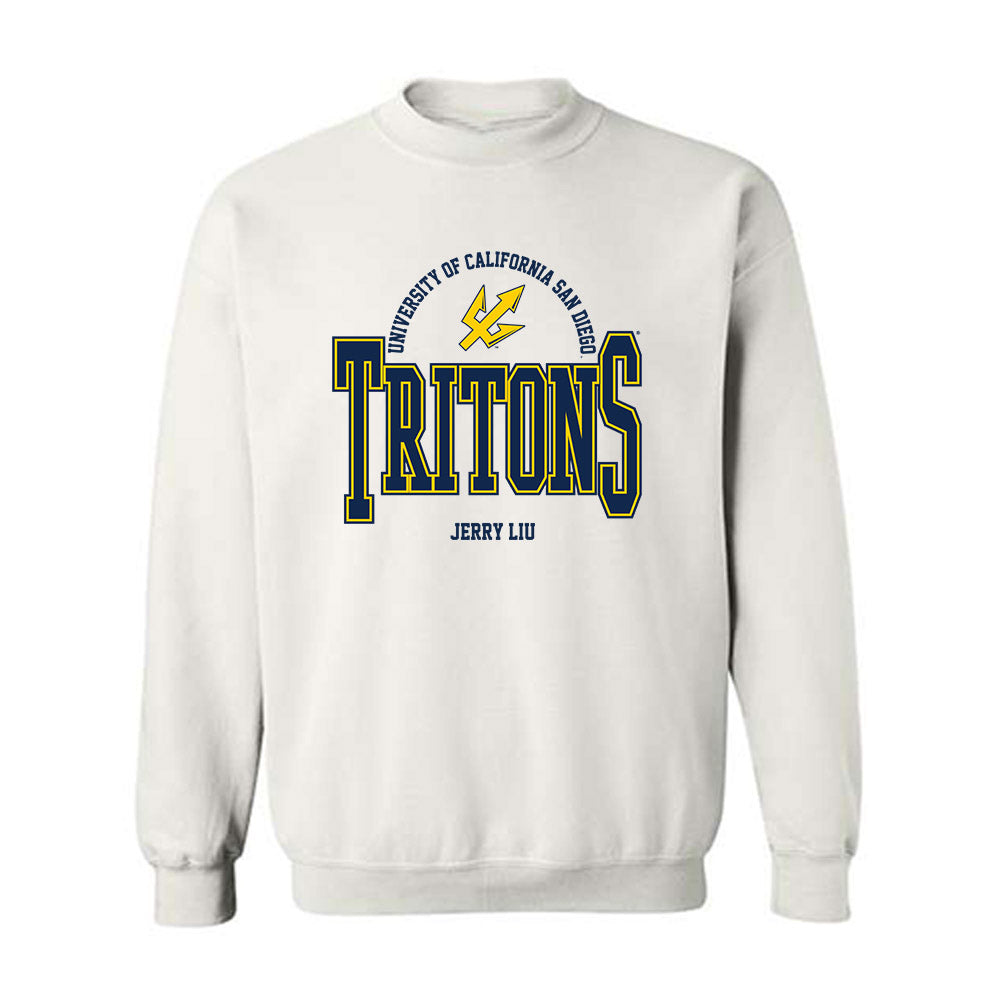 UCSD - NCAA Women's Track & Field : Jerry Liu - Classic Fashion Shersey Crewneck Sweatshirt-0