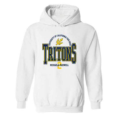 UCSD - NCAA Women's Basketball : Michaela Fairwell - Classic Fashion Shersey Hooded Sweatshirt-0