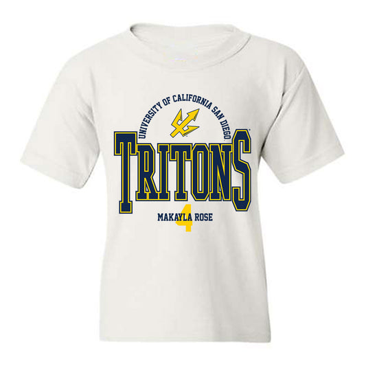 UCSD - NCAA Women's Basketball : Makayla Rose - Classic Fashion Shersey Youth T-Shirt-0