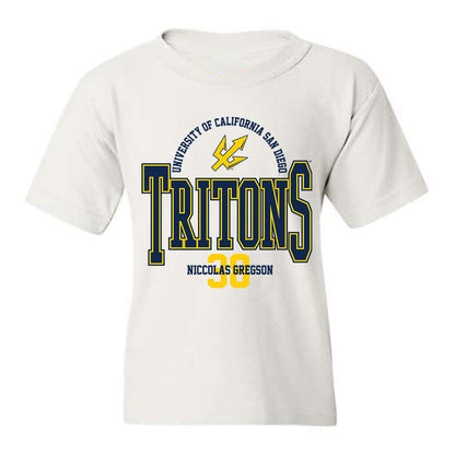 UCSD - NCAA Baseball : Niccolas Gregson - Classic Fashion Shersey Youth T-Shirt-0