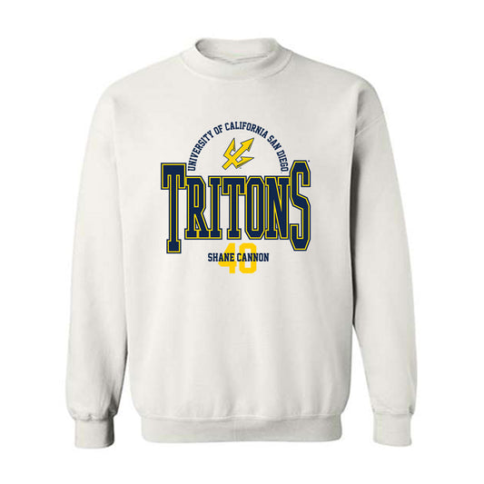 UCSD - NCAA Baseball : Shane Cannon - Classic Fashion Shersey Crewneck Sweatshirt-0