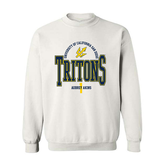 UCSD - NCAA Softball : Aubrey Akins - Classic Fashion Shersey Crewneck Sweatshirt-0
