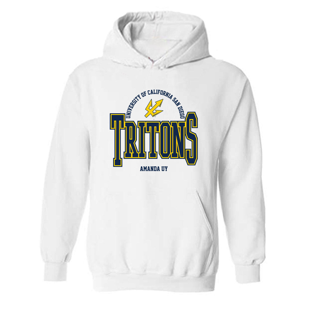 UCSD - NCAA Women's Rowing : Amanda Uy - Classic Fashion Shersey Hooded Sweatshirt-0