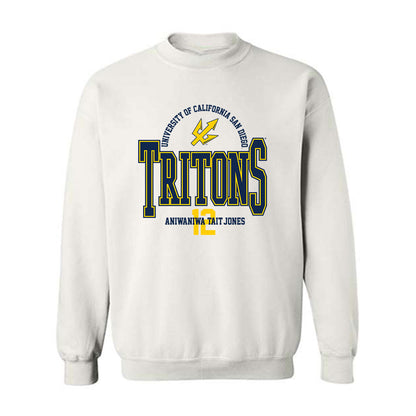 UCSD - NCAA Men's Basketball : Aniwaniwa Tait-Jones - Classic Fashion Shersey Crewneck Sweatshirt-0