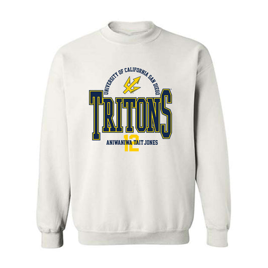 UCSD - NCAA Men's Basketball : Aniwaniwa Tait-Jones - Classic Fashion Shersey Crewneck Sweatshirt-0