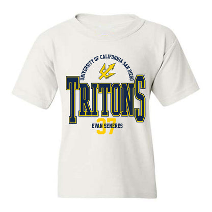 UCSD - NCAA Baseball : Evan Seneres - Classic Fashion Shersey Youth T-Shirt-0