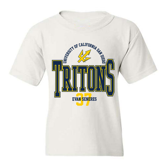 UCSD - NCAA Baseball : Evan Seneres - Classic Fashion Shersey Youth T-Shirt-0