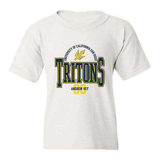 UCSD - NCAA Men's Swimming : Andrew Vet - Classic Fashion Shersey Youth T-Shirt-0