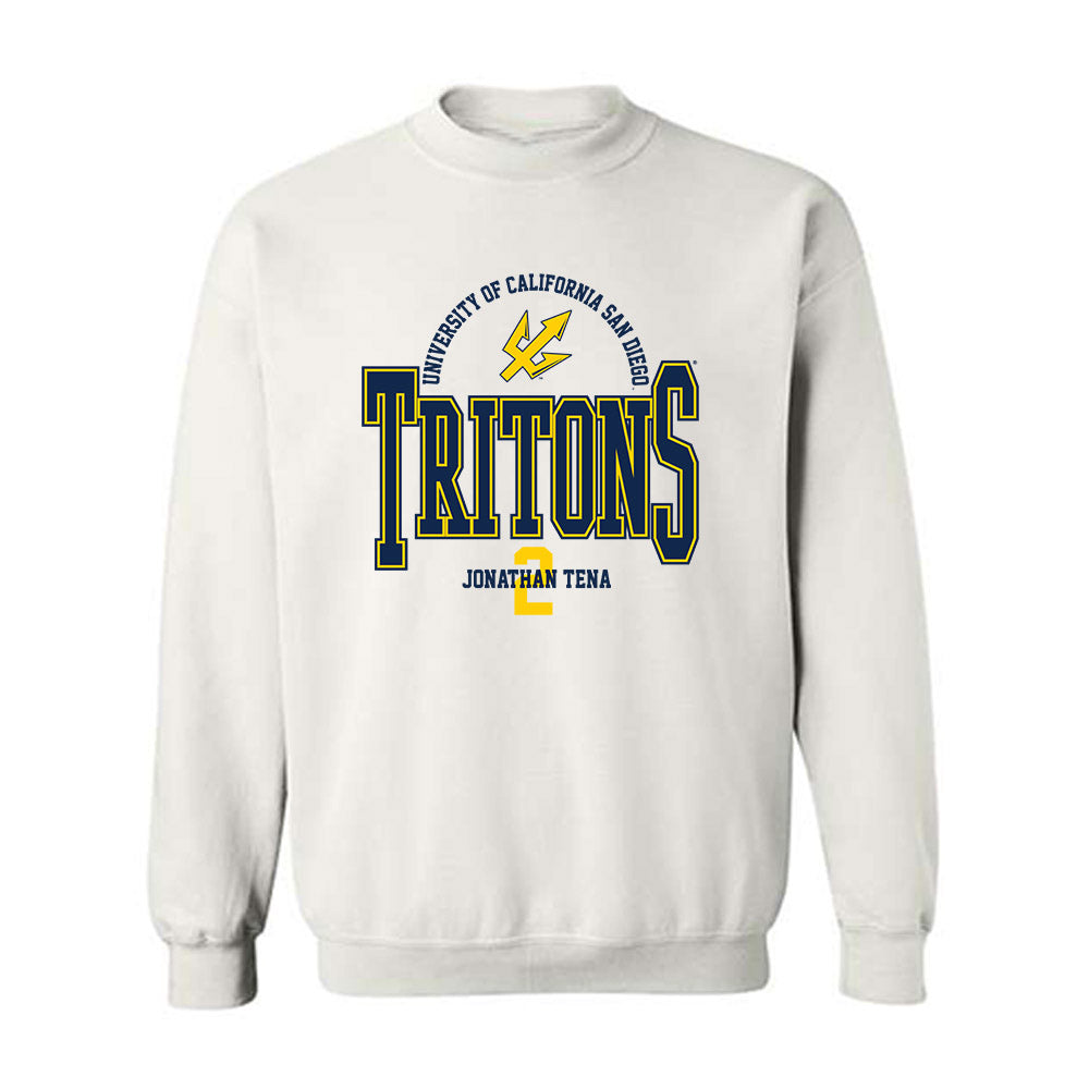 UCSD - NCAA Baseball : Jonathan Tena - Classic Fashion Shersey Crewneck Sweatshirt-0