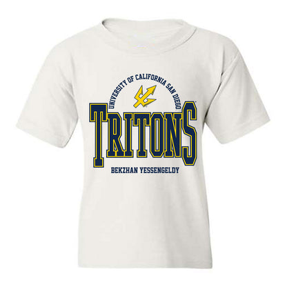 UCSD - NCAA Men's Swimming : Bekzhan Yessengeldy - Classic Fashion Shersey Youth T-Shirt-0