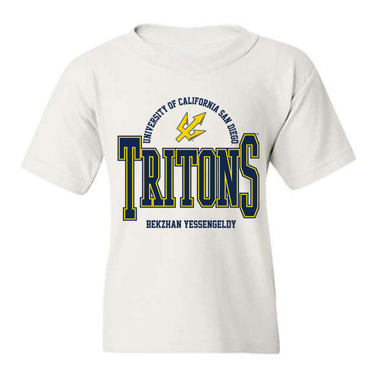 UCSD - NCAA Men's Swimming : Bekzhan Yessengeldy - Classic Fashion Shersey Youth T-Shirt-0