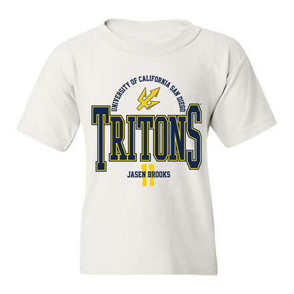 UCSD - NCAA Men's Basketball : Jasen Brooks - Classic Fashion Shersey Youth T-Shirt-0