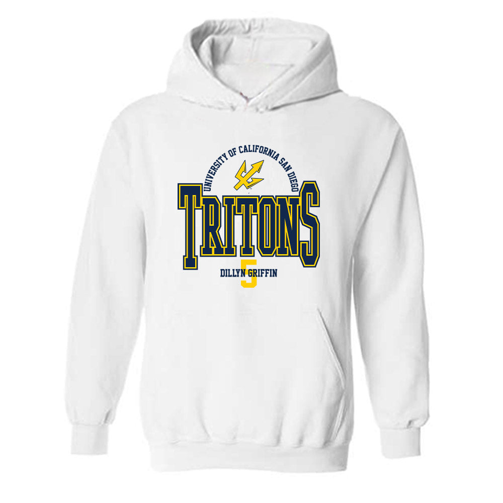 UCSD - NCAA Women's Volleyball : Dillyn Griffin - Classic Fashion Shersey Hooded Sweatshirt-0