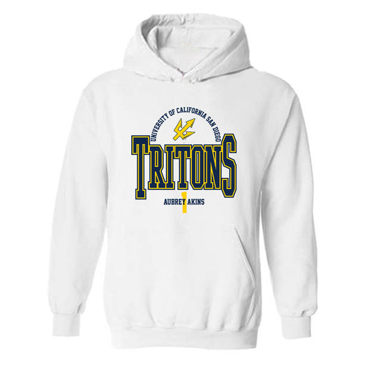 UCSD - NCAA Softball : Aubrey Akins - Classic Fashion Shersey Hooded Sweatshirt-0