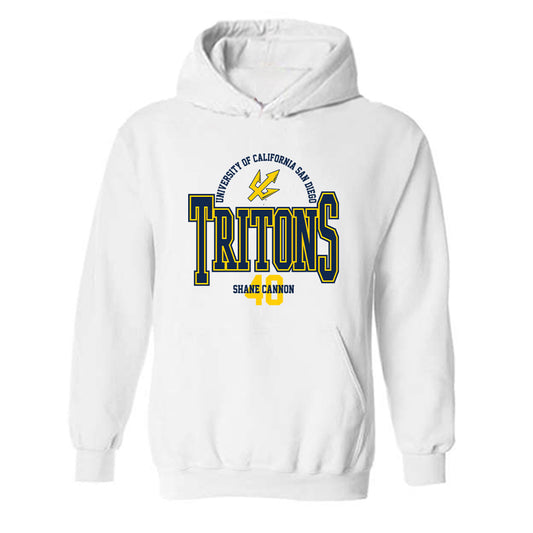 UCSD - NCAA Baseball : Shane Cannon - Classic Fashion Shersey Hooded Sweatshirt-0