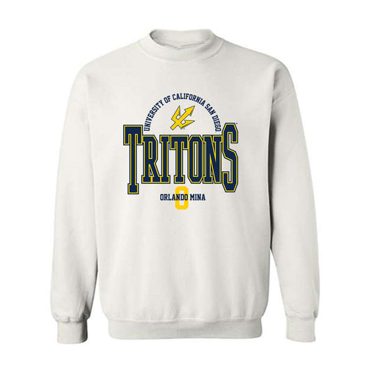 UCSD - NCAA Men's Water Polo : Orlando Mina - Classic Fashion Shersey Crewneck Sweatshirt-0