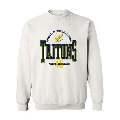 UCSD - NCAA Baseball : Michael Crossland - Classic Fashion Shersey Crewneck Sweatshirt-0