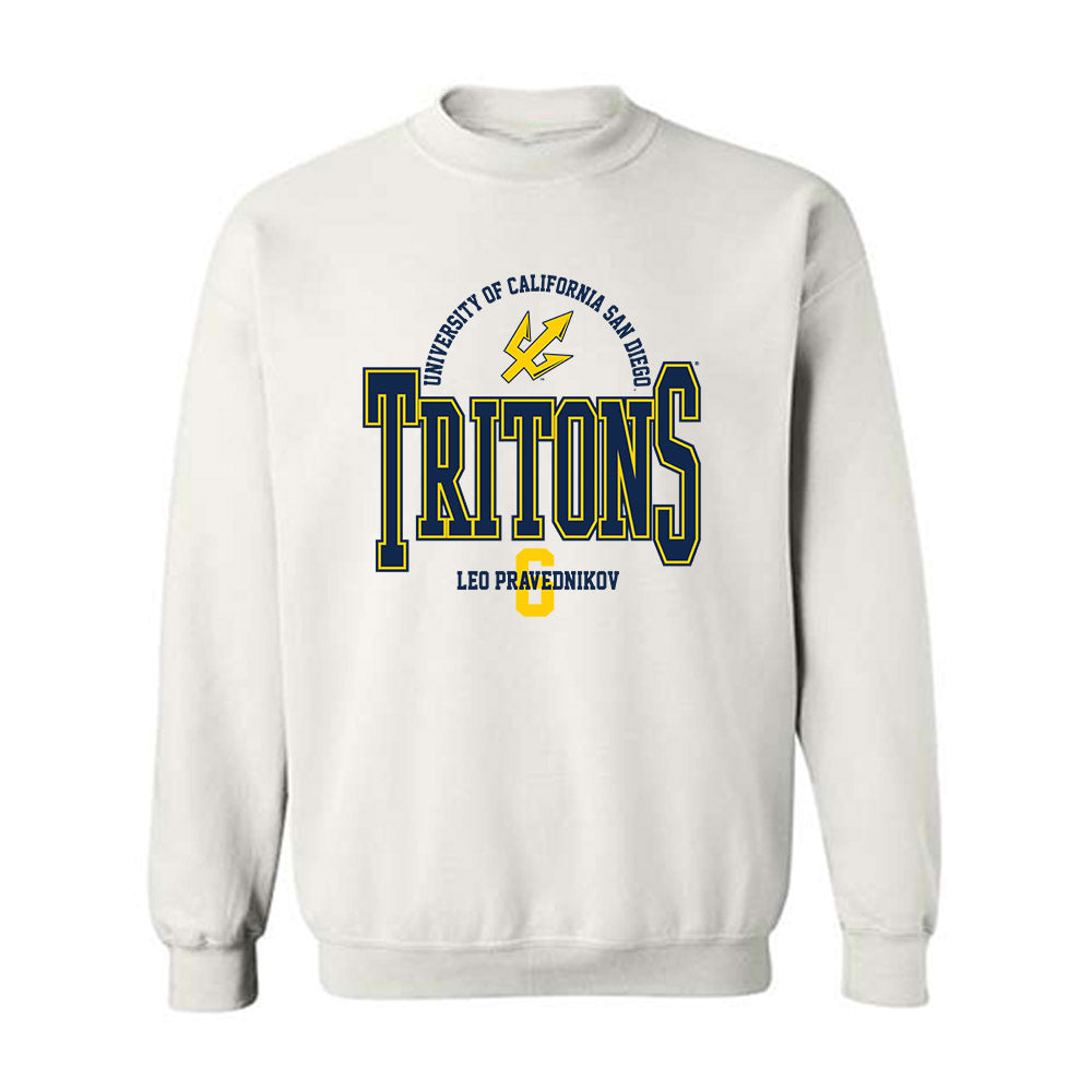 UCSD - NCAA Men's Volleyball : Leo Pravednikov - Classic Fashion Shersey Crewneck Sweatshirt-0