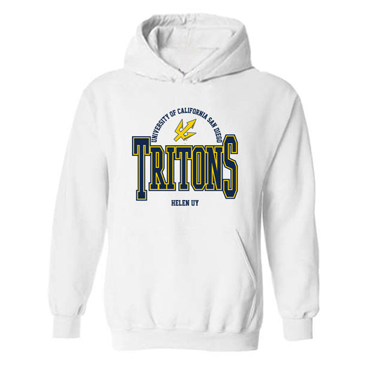 UCSD - NCAA Women's Rowing : Helen Uy - Classic Fashion Shersey Hooded Sweatshirt-0