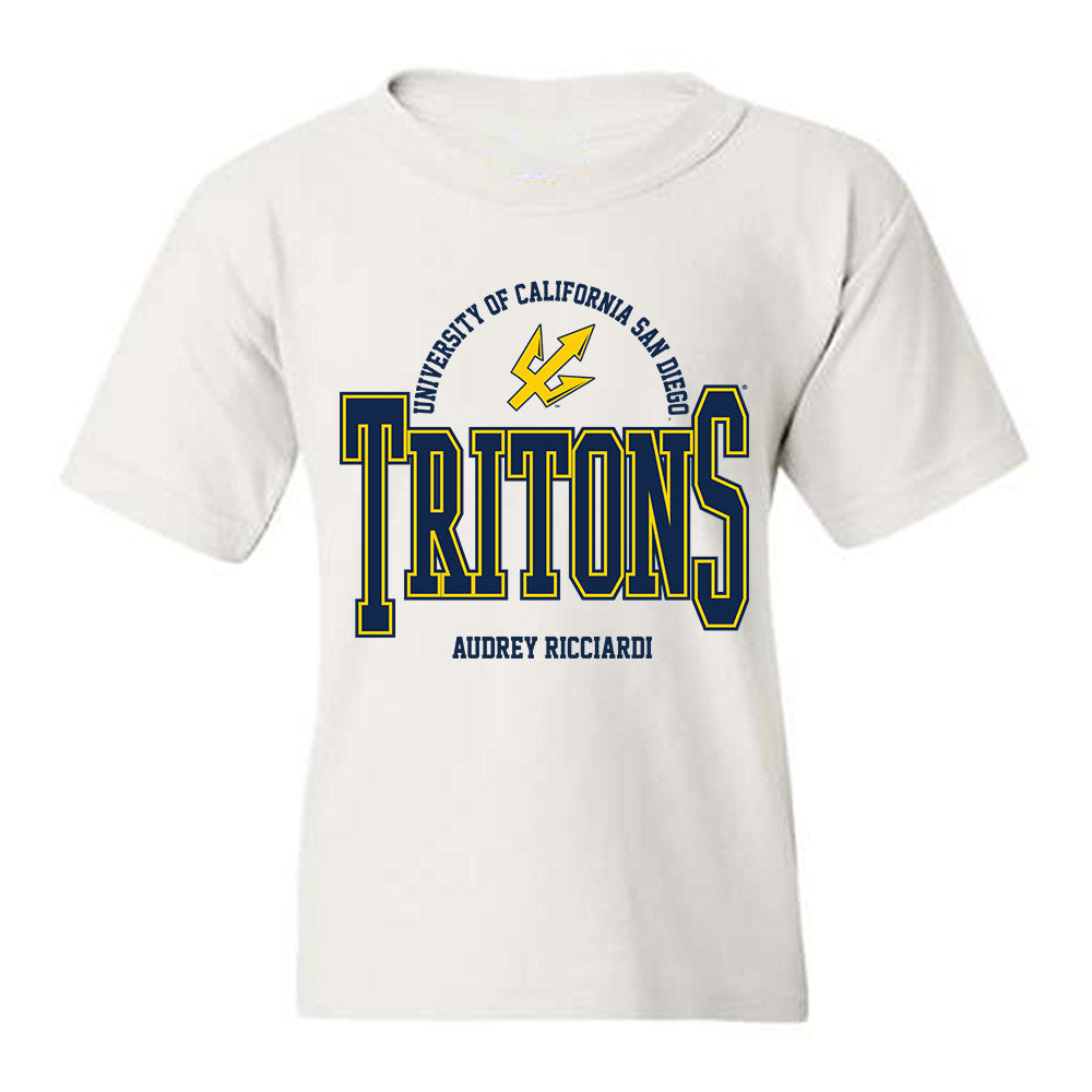 UCSD - NCAA Women's Rowing : Audrey Ricciardi - Classic Fashion Shersey Youth T-Shirt-0