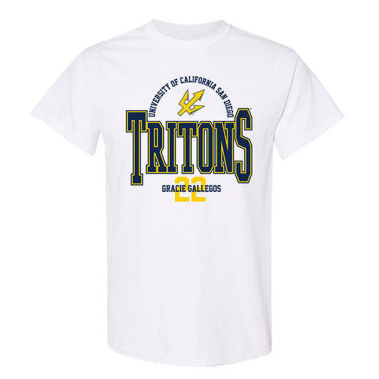 UCSD - NCAA Women's Basketball : Gracie Gallegos - Classic Fashion Shersey T-Shirt-0