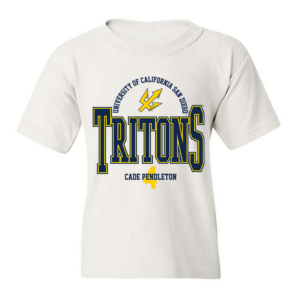 UCSD - NCAA Men's Basketball : Cade Pendleton - Classic Fashion Shersey Youth T-Shirt-0