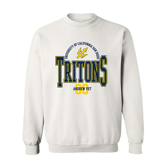 UCSD - NCAA Men's Swimming : Andrew Vet - Classic Fashion Shersey Crewneck Sweatshirt-0