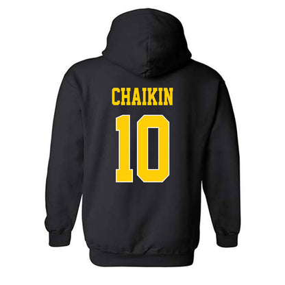 UCSD - NCAA Men's Basketball : Alex Chaikin - Classic Fashion Shersey Hooded Sweatshirt-1
