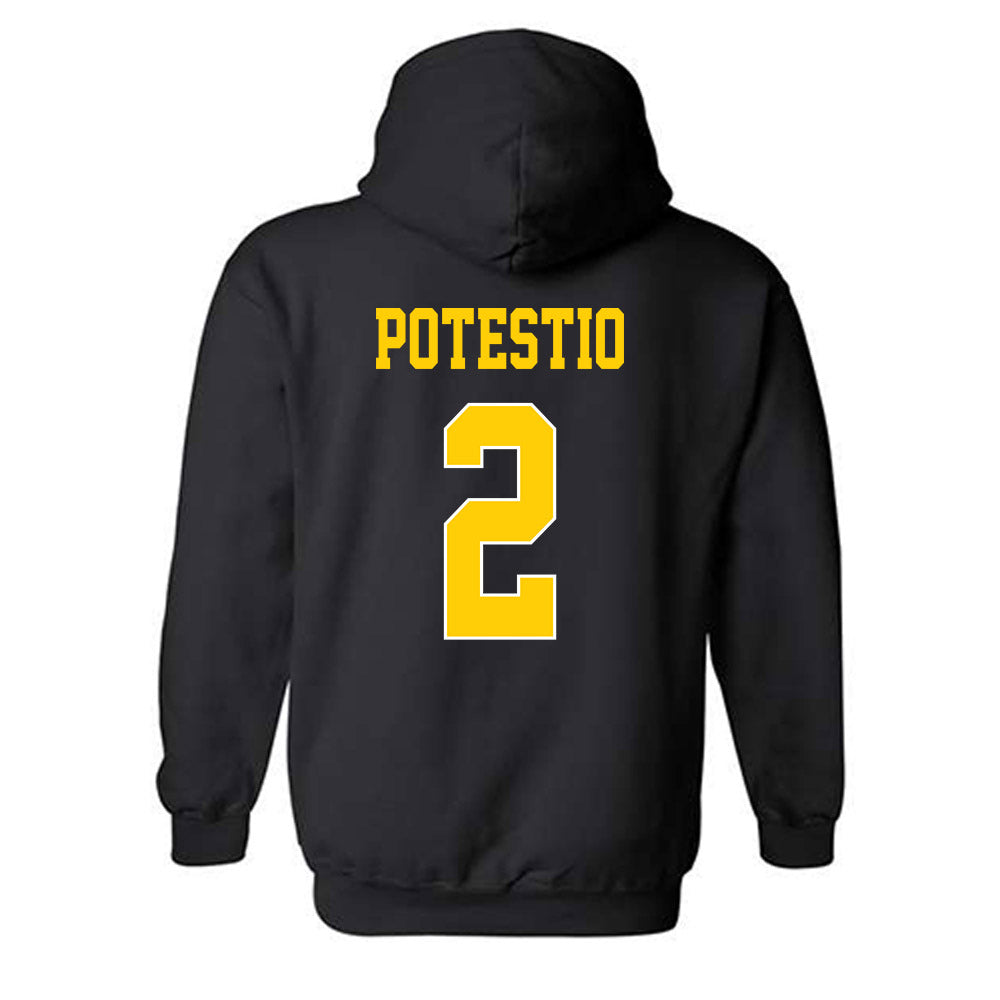 UCSD - NCAA Baseball : Anthony Potestio - Classic Fashion Shersey Hooded Sweatshirt-1