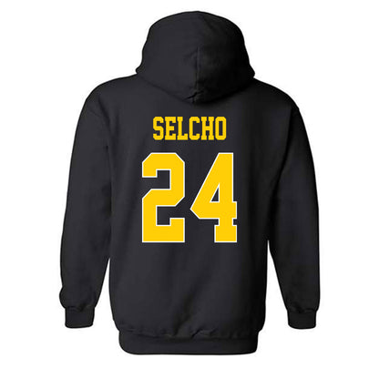 UCSD - NCAA Men's Volleyball : Peter Selcho - Classic Fashion Shersey Hooded Sweatshirt-1