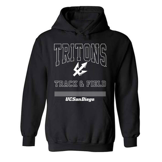 UCSD - NCAA Men's Track & Field : Tyler Lange - Classic Fashion Shersey Hooded Sweatshirt-0