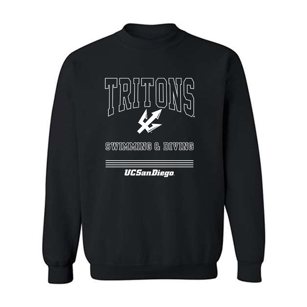 UCSD - NCAA Women's Swimming : Hayley Gregory - Classic Fashion Shersey Crewneck Sweatshirt-0