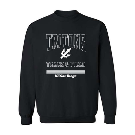 UCSD - NCAA Women's Track & Field : Brooke White - Classic Fashion Shersey Crewneck Sweatshirt-0