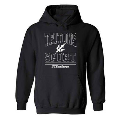 UCSD - NCAA Men's Swimming : Kyle Kengla - Classic Fashion Shersey Hooded Sweatshirt-0