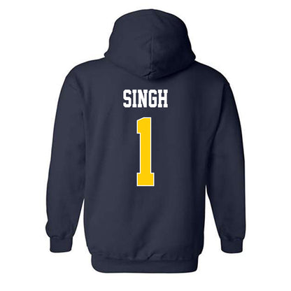 UCSD - NCAA Men's Soccer : Vik Singh - Classic Shersey Hooded Sweatshirt-1