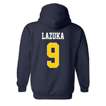 UCSD - NCAA Baseball : Noah Lazuka - Classic Shersey Hooded Sweatshirt-1