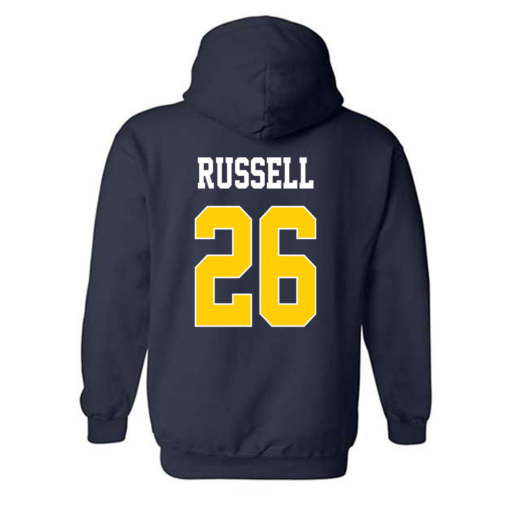 UCSD - NCAA Baseball : Ethan Russell - Classic Shersey Hooded Sweatshirt-1