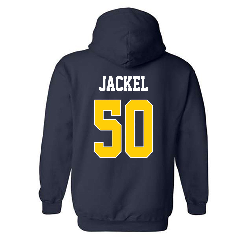 UCSD - NCAA Baseball : Branden Jackel - Classic Shersey Hooded Sweatshirt-1