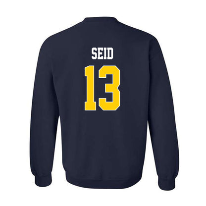 UCSD - NCAA Baseball : Spencer Seid - Classic Shersey Crewneck Sweatshirt-1