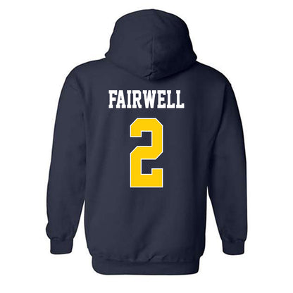 UCSD - NCAA Women's Basketball : Michaela Fairwell - Classic Shersey Hooded Sweatshirt-1