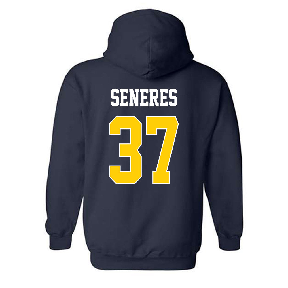 UCSD - NCAA Baseball : Evan Seneres - Classic Shersey Hooded Sweatshirt-1