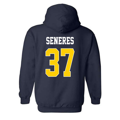 UCSD - NCAA Baseball : Evan Seneres - Classic Shersey Hooded Sweatshirt-1