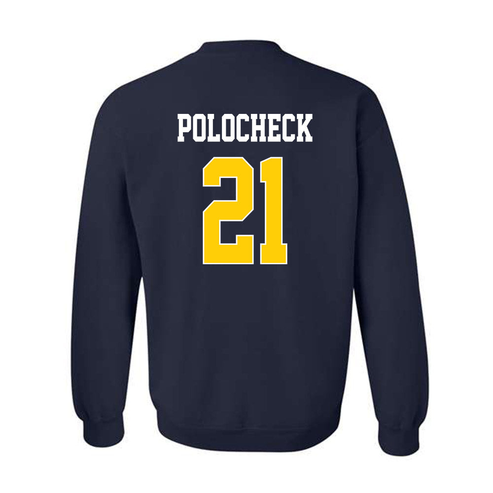 UCSD - NCAA Women's Basketball : Nicki Polocheck - Classic Shersey Crewneck Sweatshirt-1
