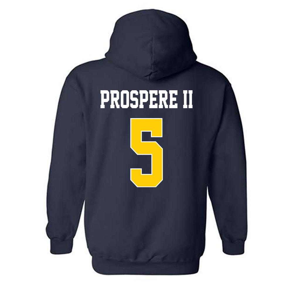 UCSD - NCAA Men's Basketball : Emanuel Prospere II - Classic Shersey Hooded Sweatshirt-1