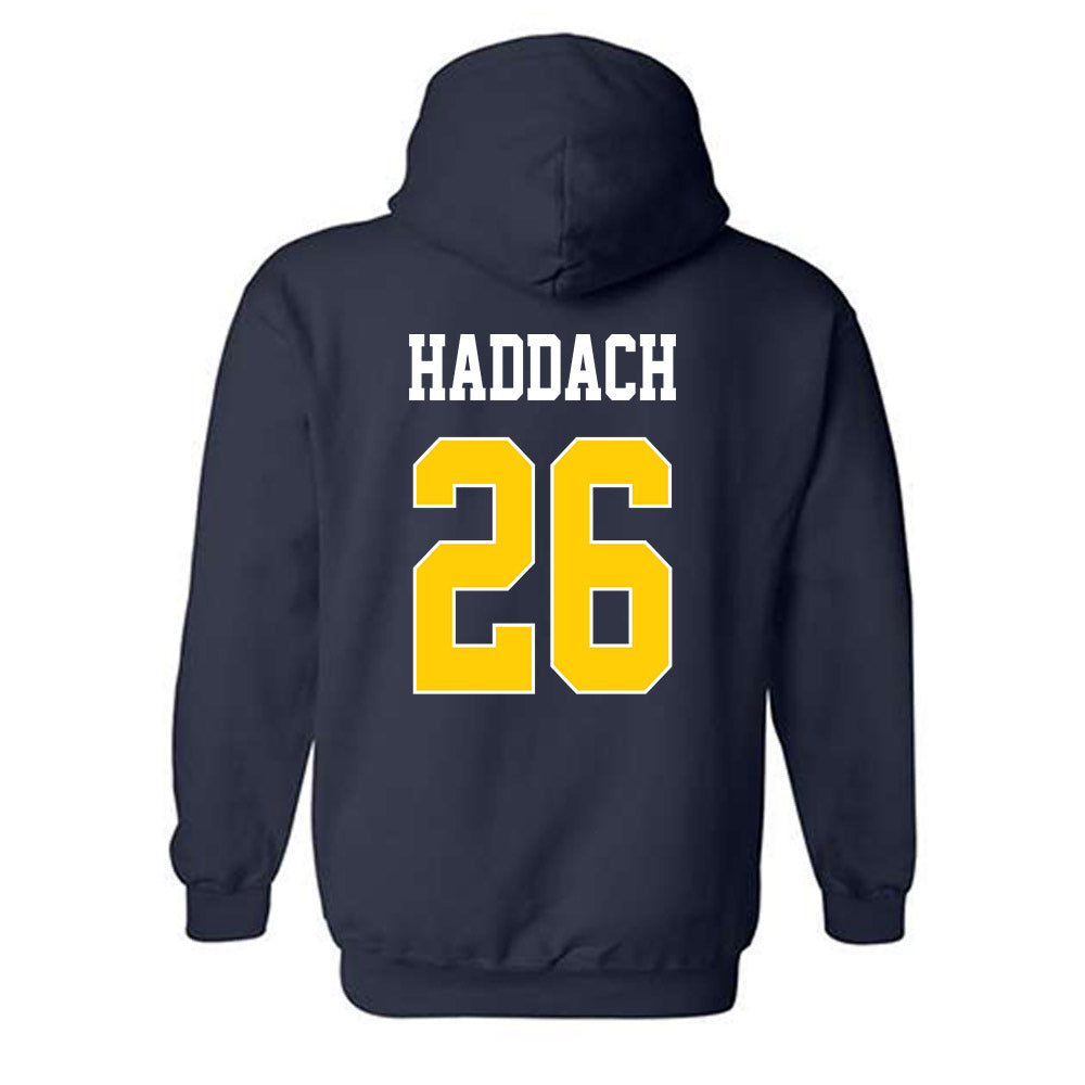 UCSD - NCAA Women's Soccer : Nadira Haddach - Classic Shersey Hooded Sweatshirt-1